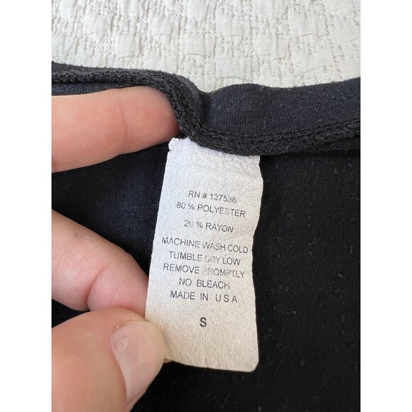 Nirvana 1991 Tour Shirt Womens Small Scoop Neck Cropped Original US Tour - Picture 4 of 9